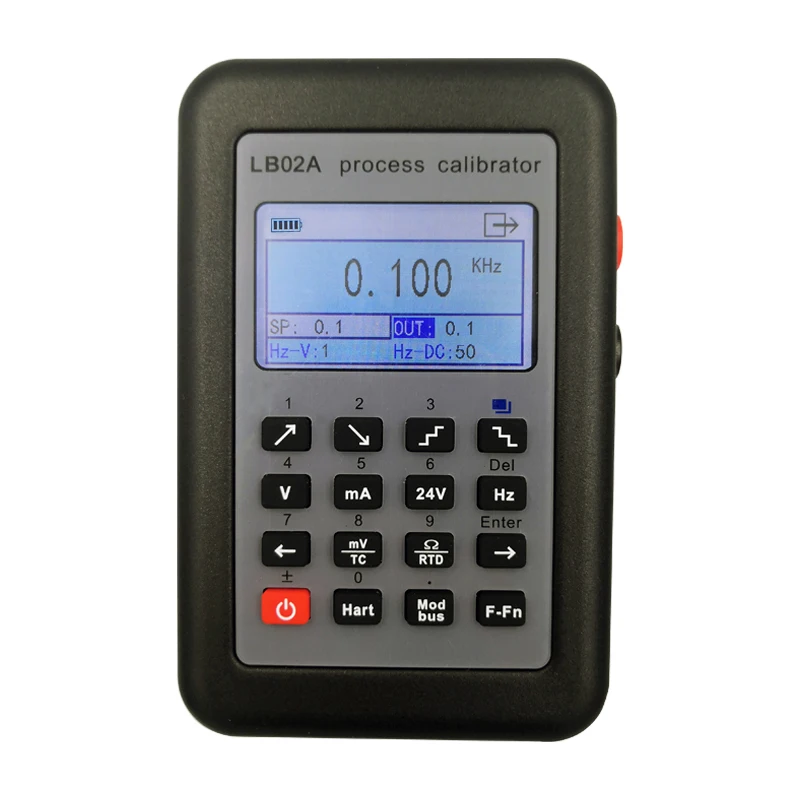 Precision NEW LB02A Process Calibrator Color LCD with Frequency RTD PT100 Thermocouple mV 0-10V 4-20mA Signal Generator Function