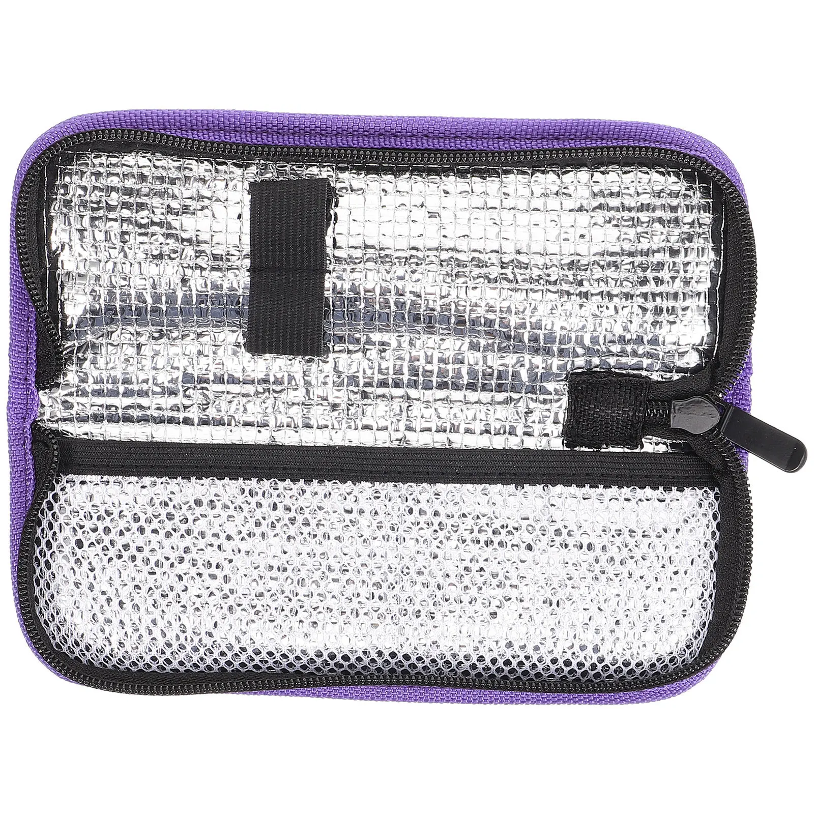 

Insulin Travel Medical Bag Insulated Insulin Pouch Zipper Diabetic Organizer Portable Medicine Organizer Holder