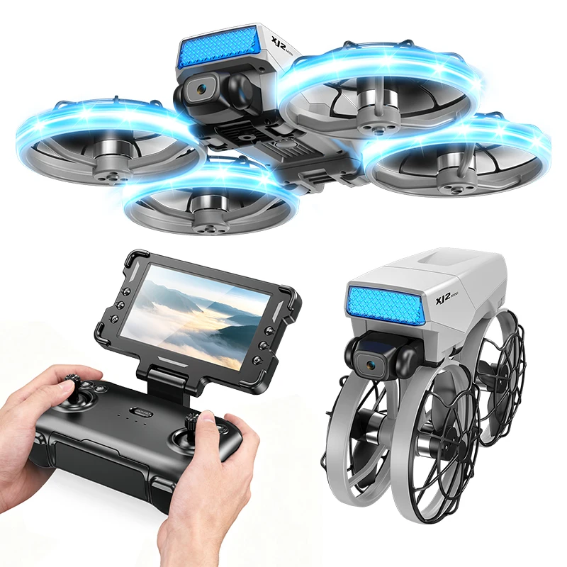 XJ2 Mini Drone Toy with 8K HD Camera, Foldable Brushless RC Quadcopter Toy for Kids, Teens & Beginners, Perfect Gift