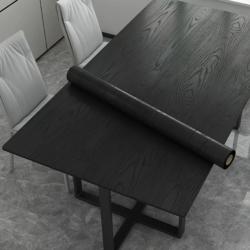 40 سنتيمتر واسعة x 5 متر لفة الخشب الحبوب بولي كلوريد الفينيل كونترتوب فيلم اضافية سميكة ذاتية اللصق زيت مقاوم للماء مقاومة للحرارة للخزائن #5