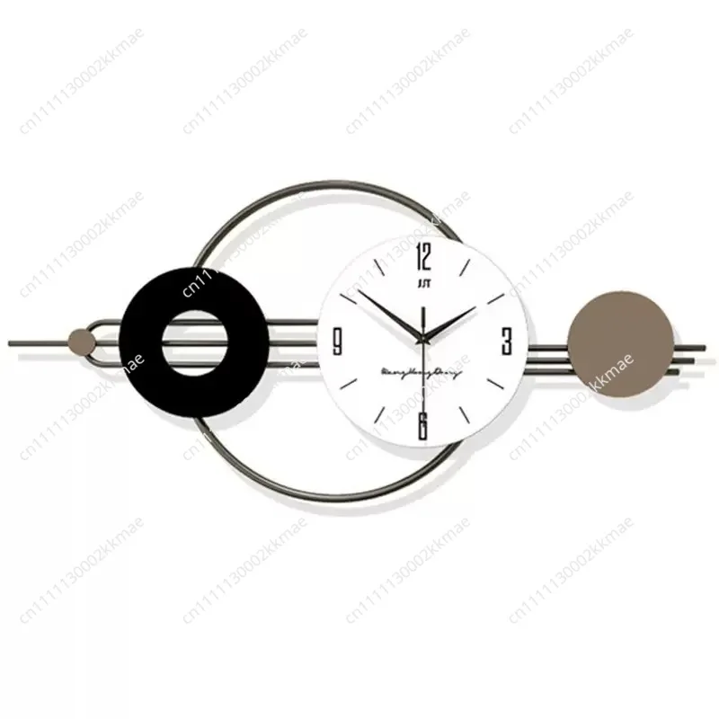 Creative wall clock living room modern clock high-end feeling wall mounted restaurant background decoration painting clock