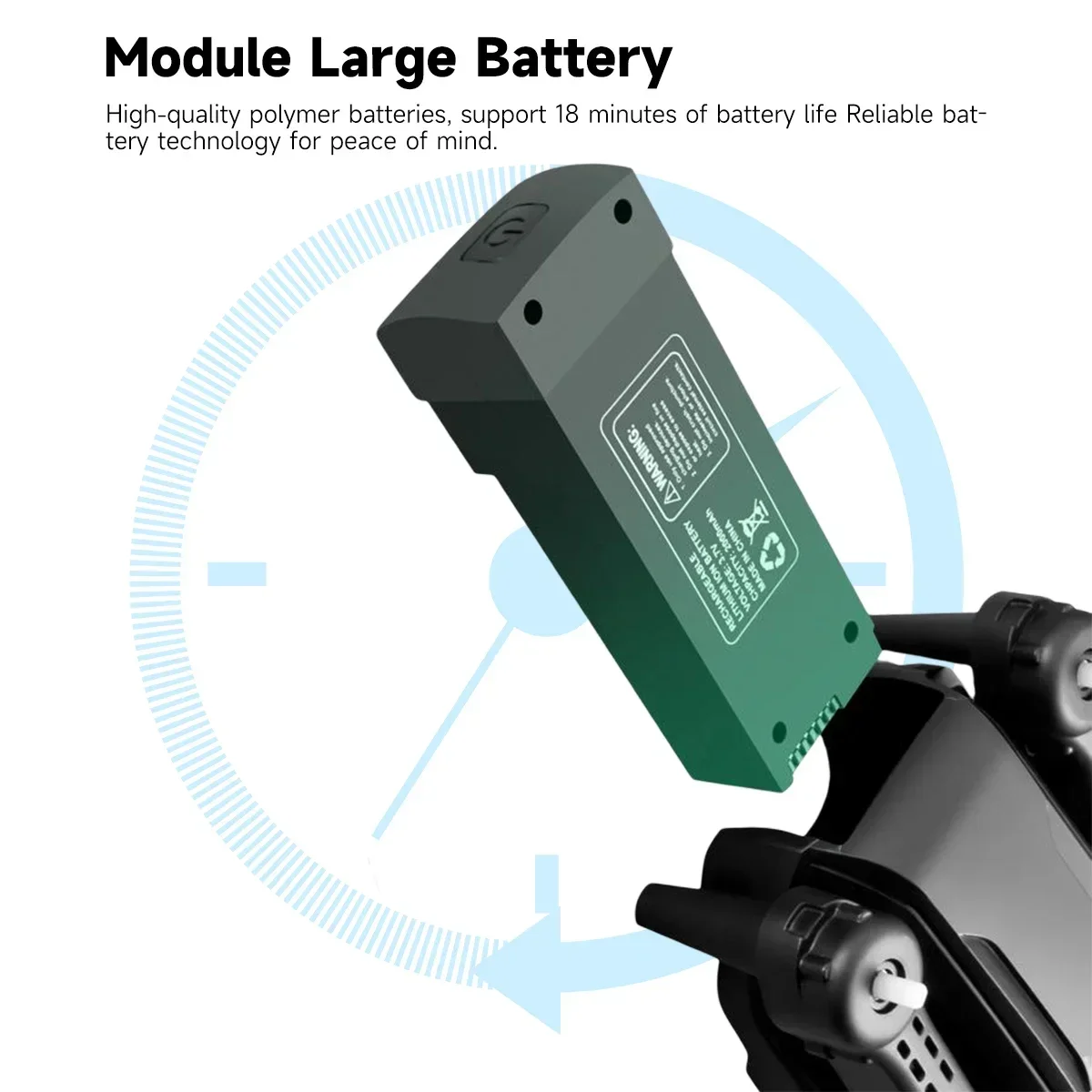 

Upgraded 3.7V 2000mAh LiPo Battery Stable Output Replacement Power Cell for Z908 Series RC Drone