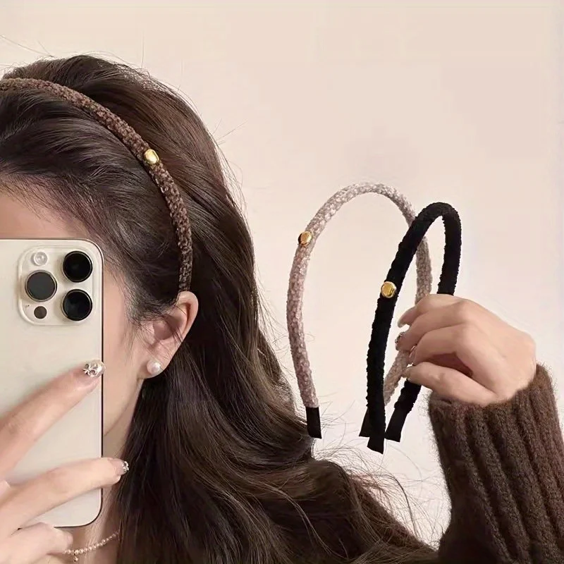 Dünnes Haarband für Frauen, hochwertige, stilvolle, modische Haarnadel, neues Stirnband, Haarschmuck, Gesichtswasch-Stirnband, Kopfbedeckung