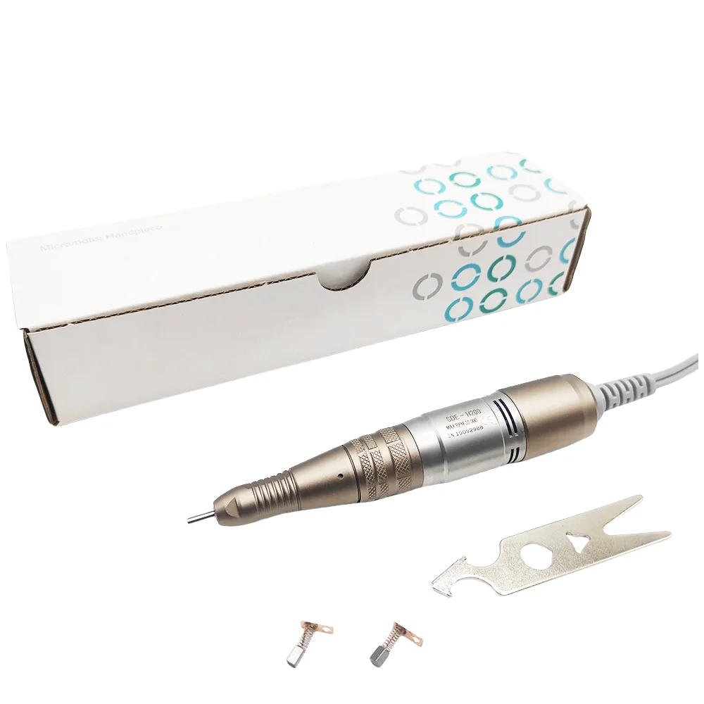 35000 RPM SDE H200 Elektrische Nagelschuurmachine Handvat Micromotor Polijstmachine Handstuk 2.35mm Voor Sterke 210 Marathon Control box