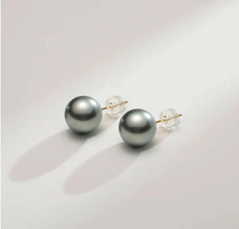 

Black Pearl Earrings Designed For Women Friend Luxury Jewelry 080603