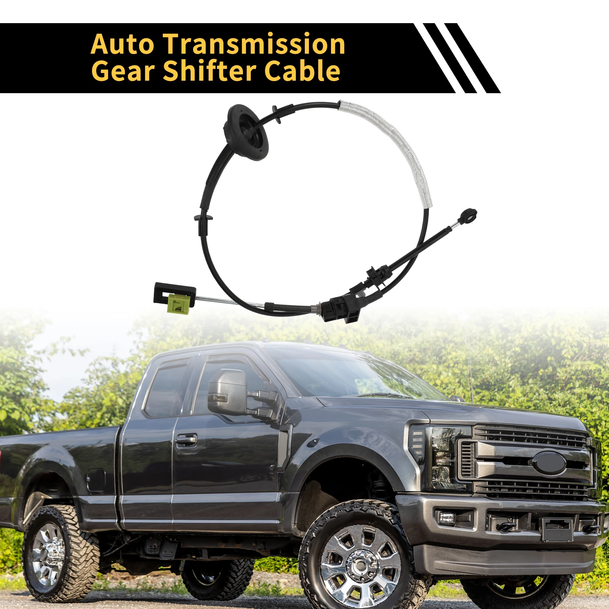 UXCELL Cable de palanca de cambios de transmisión automática para Ford F-150 00-03 para Lincoln Navigator