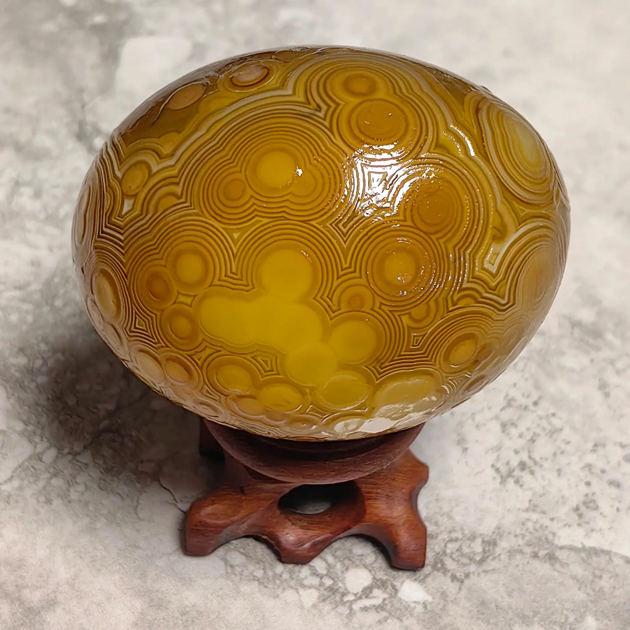 Pure Natural Divine Eyes Agate Palm Stones Good Luck Attract Wealth Talisman Stress Relief Energy Work Home & Office Decor Gift