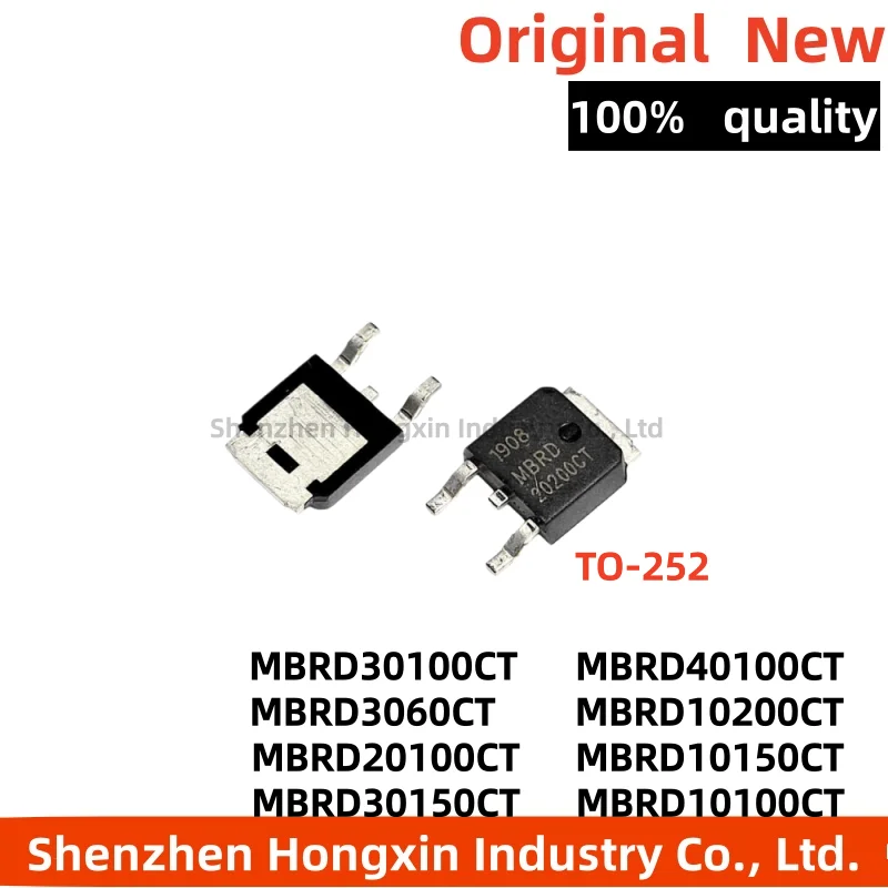 10PCS/LOT MBRD10100CT MBRD10150CT MBRD10200CT MBRD20100CT MBRD30100CT MBRD30150CT MBRD40100CT MBRD3060CT TO-252 Chipset