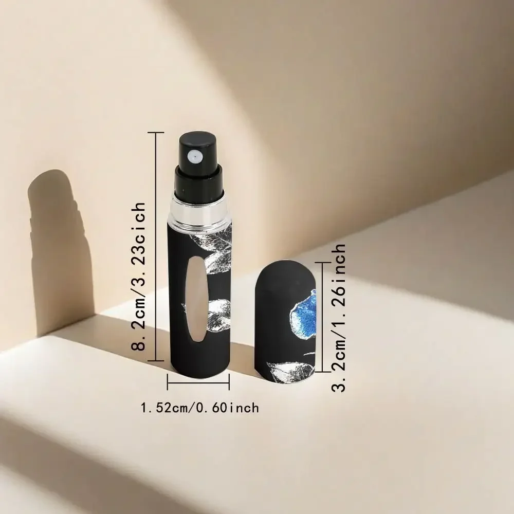 Nuevo Mini botella de Perfume de 5ml, envases cosméticos vacíos portátiles recargables, pulverizador de almacenamiento, dispensador de Perfume, regalos