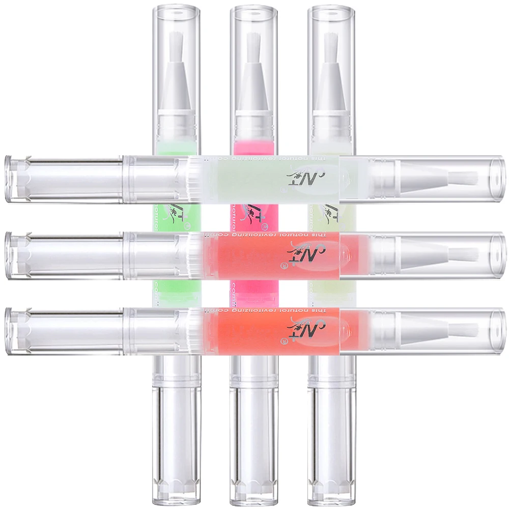 

6 Pcs Nutrition Pen Cuticle Oil Tools Moisturizer Care Gel Nail Cuticle Pen Supplies Softener Growth Salon Use Gel Nail Art