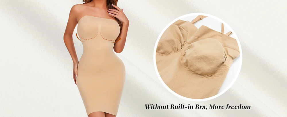 Women's Strapless Shapewear Slip Under Dress Full Slips Dress Tummy Control Camisole Full Body Shaper Seam-free Corset Underwear - AliExpress Women's Strapless Shapewear Slip Under Dress Full Slips Dress Tummy Control Camisole Full Body Shaper Seam-free Corset Underwear - AliExpress