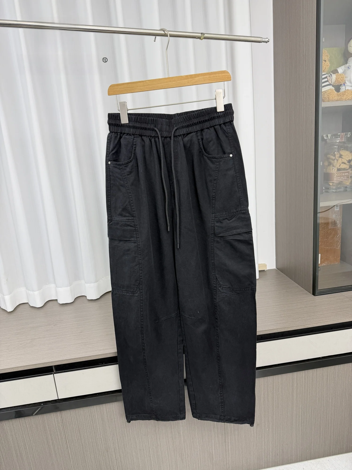 

Quality Excellent Soft Men's Spring Elastic Waist Comfortable Breathable Sport Straight Casual Pants Straight Leg Fit Casual ...