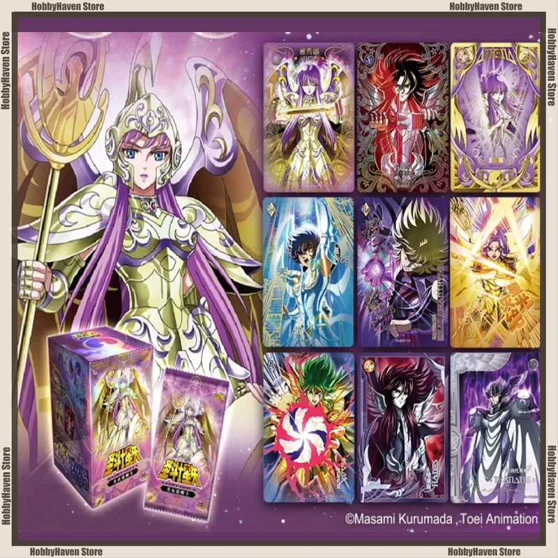 متوفر في المخزون لعبة الورق Saint Seiya's Fourth Saint Clothes بطاقة الصحوة الإصدار الرسمي مجموعة البطاقات الطرفية هدية