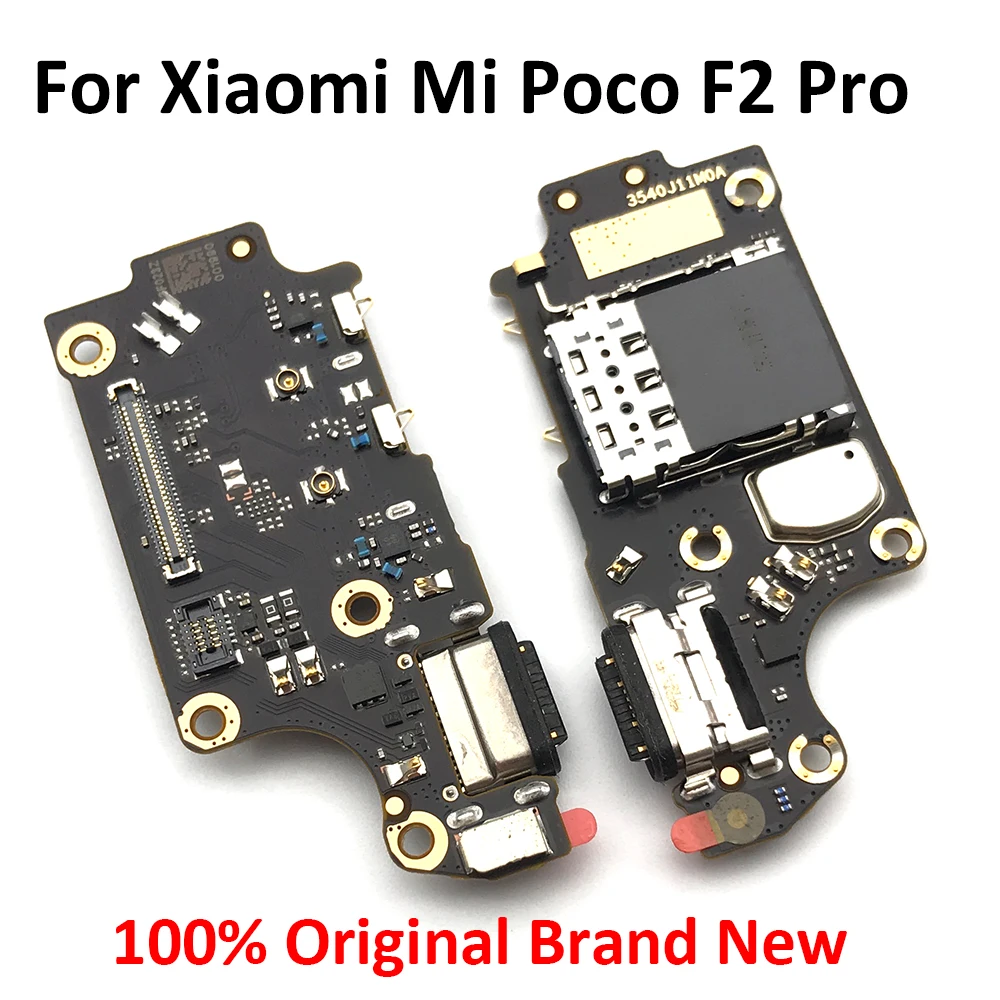 

New Original USB Charger Charging Port Flex Cable Board With Microphone For Xiaomi Mi Pocophone Poco F2 Pro Dock Connector Micro