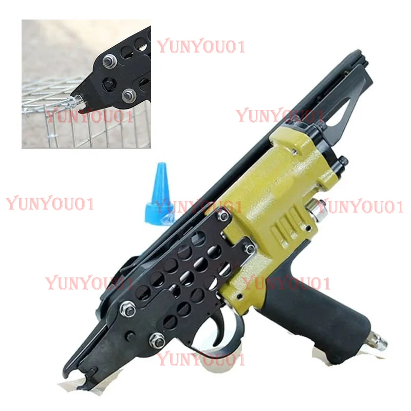 

Industrial Pneumatic C-Type Nail Gun Used for Poultry Chicken Birdcage Making Tools Air C-Ring Nailer Machine