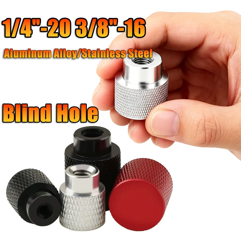 1/2/5pcs Blind Hole Hand Nut 1/4
