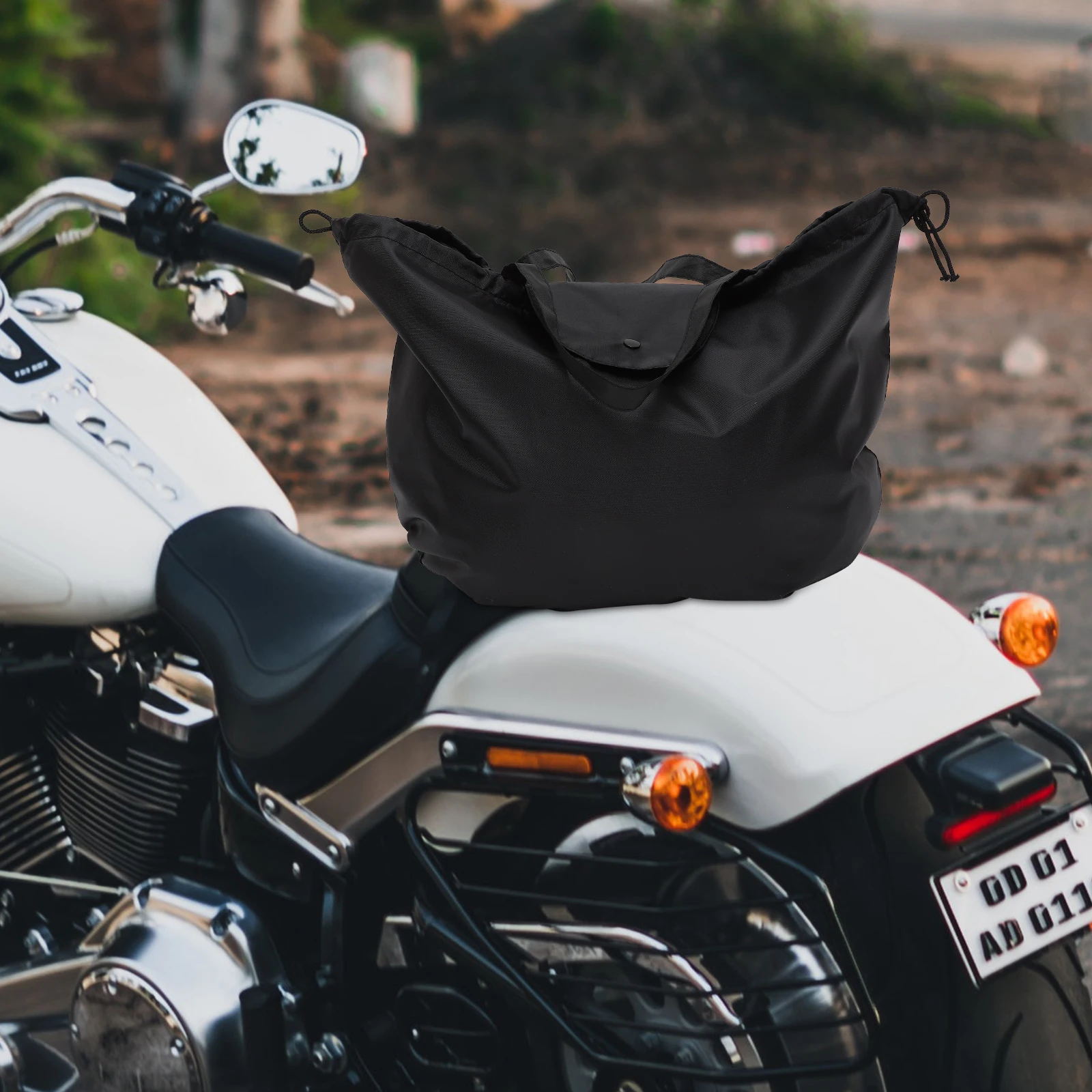 

Motorbike Bag Dustproof Wear-resistant Storage Pouch Practical Lid Carrier Motorcycle Accessories Travel Bag