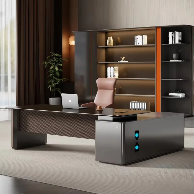 Modern Luxury Classic Office Desk for Boss CEO Manager Executive Executive Office Furniture