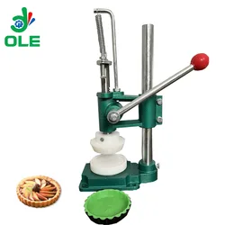 Save Labour Manual Type Fruit Tart Shell Press Machine 4/5 Inches Egg Tart Pie Shell Crust Forming Press Machine