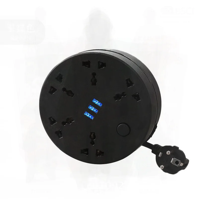 

British Hong Kong Standard Socket Board - American European Plug Row Wiring Extension Line Copper Clad Aluminum Shockproof