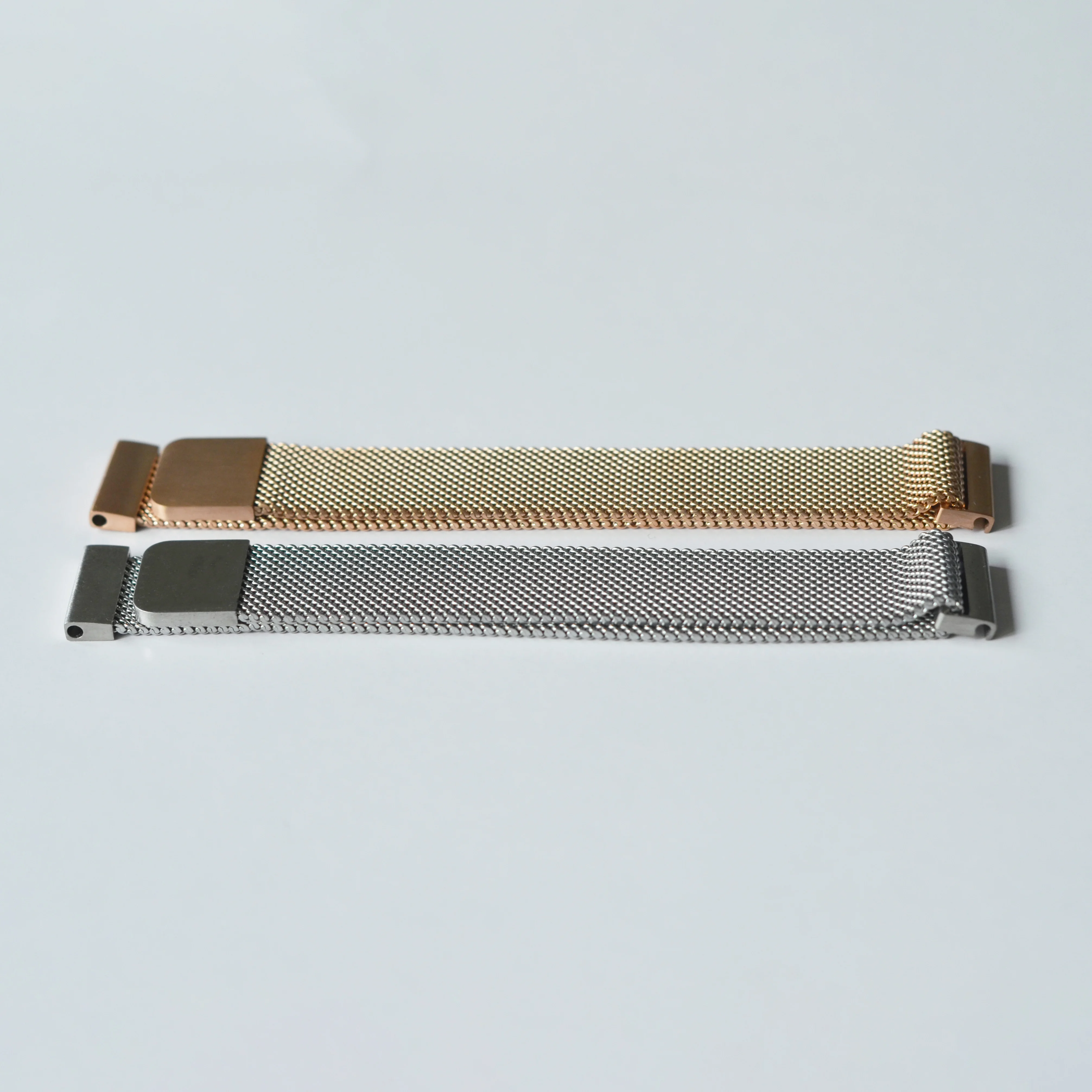 Bracelet de montre milanais en acier inoxydable, boucle magnétique, général, taille de 16mm de largeur