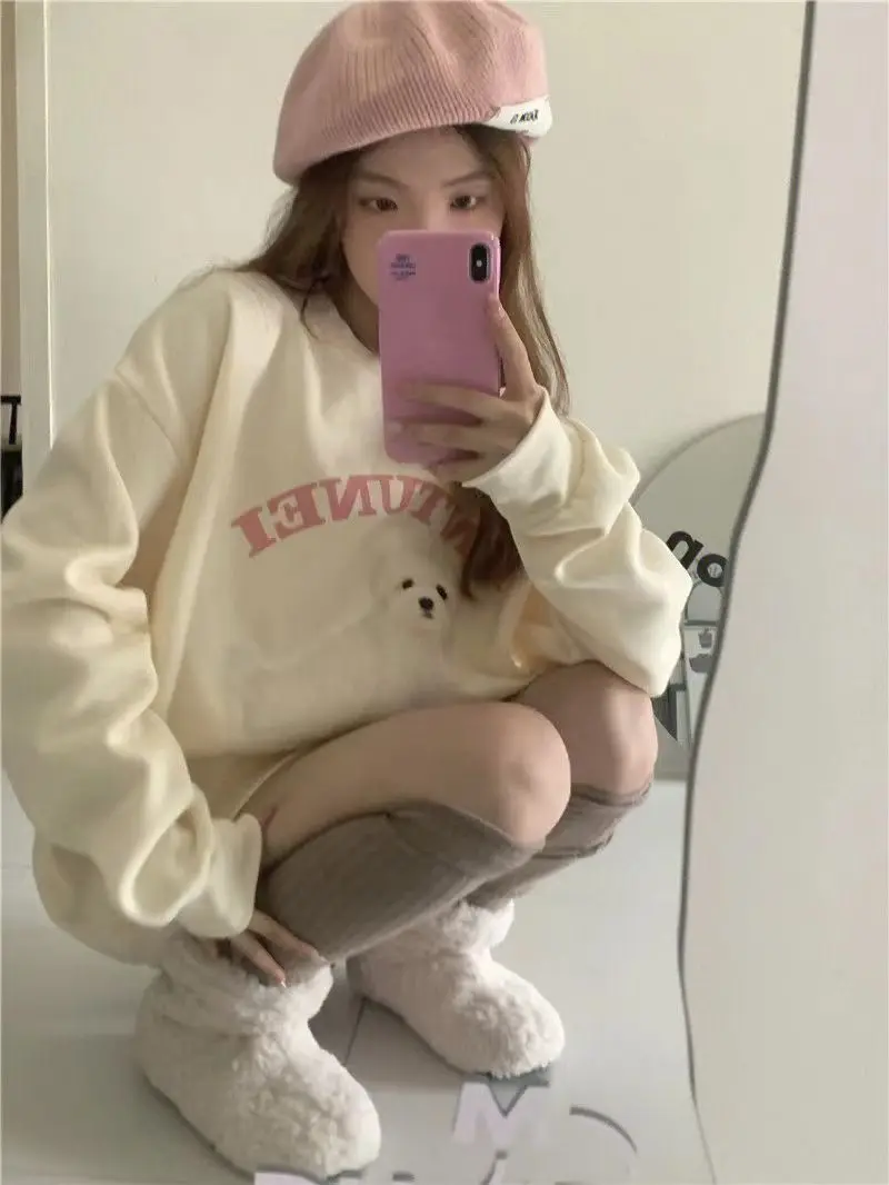 レディース ジップアップ スウェットシャツ 秋服 女性 ダート エモ ワイン パンクスタイル ルック ライン 春 トップス ウェイト ドロップショルダー カジュアル