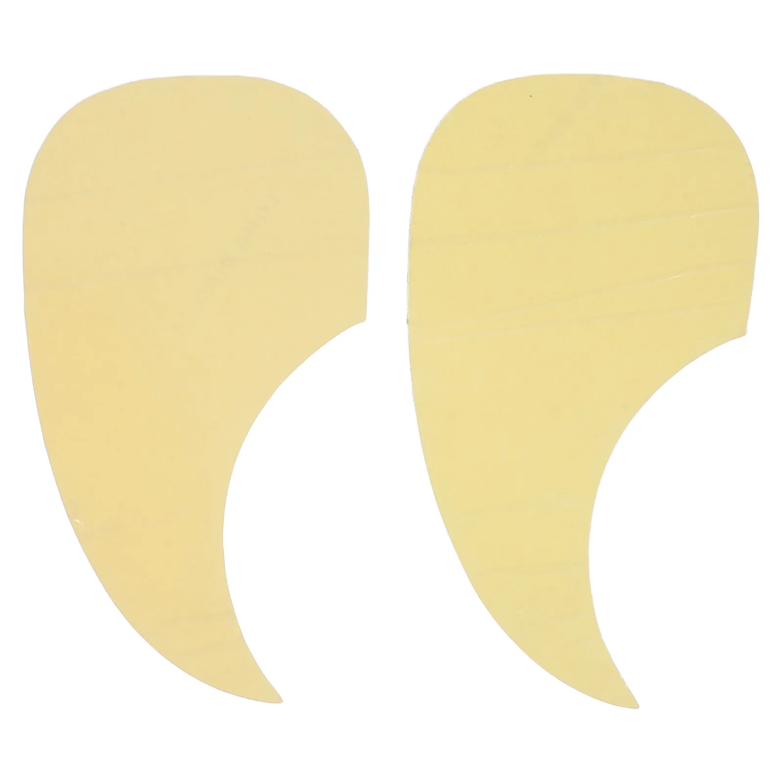

2pcs Clear Teardrop Acoustic Guitar Pick Guards Pvc Protective Films Replacement Scratch Plate For Electric Guitar Transparent