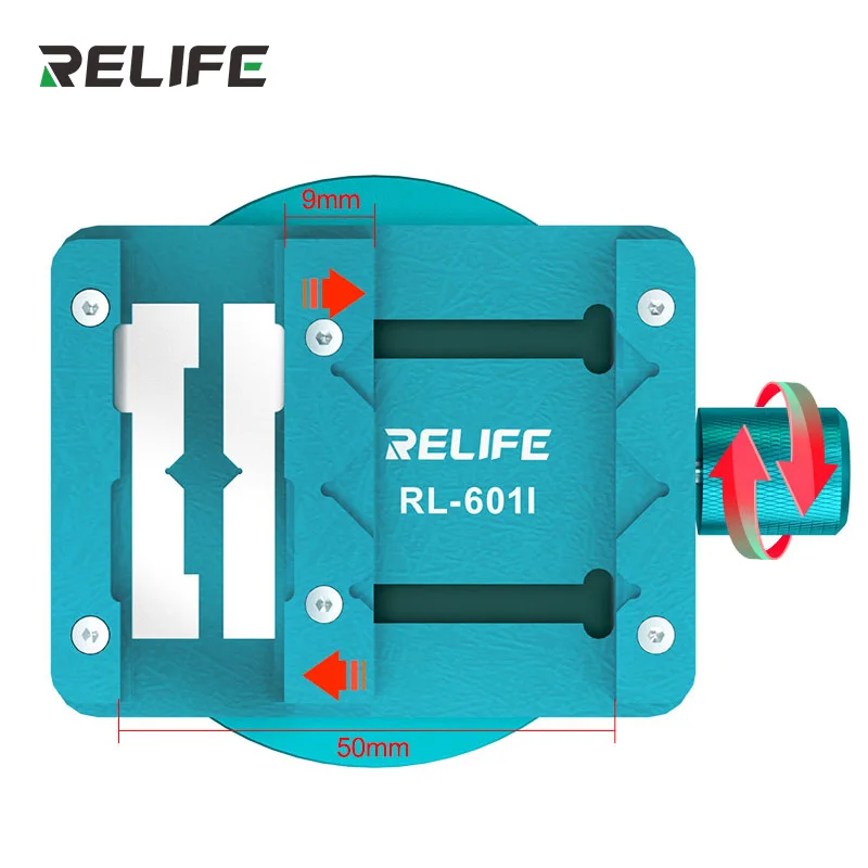 Fixation de réparation de téléphone portable RL-601I de RELIFE, Fixation de pince de retrait de colle d\'unité centrale de traitement de puce, carte