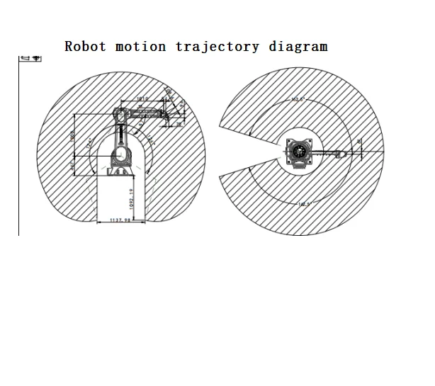 Six Axis Automatic Spraying Robot Arm BRTIRSE2013A Industrial Robot BORUNTE Robot Arm