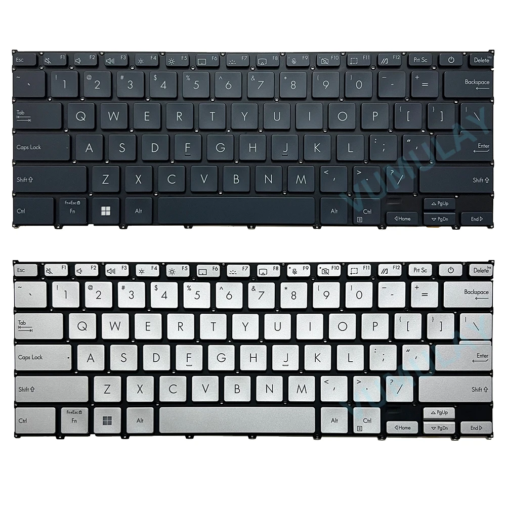 

US Backlit Keyboard for ASUS Zenbook UX3404 UX3404V UX3404VA UX3404VC UP3404 UP3404V UP3404VA V2216KFES1 HQ2101AKNR HQ2101AJDC