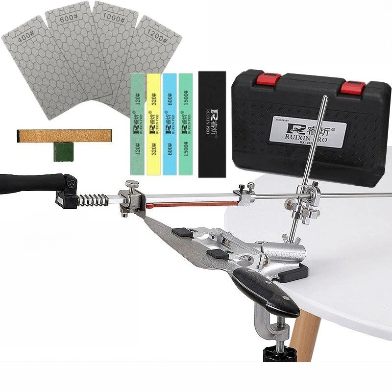 RUIXIN PRO Upgraded Fourth Generation Household Fast Sharp Fixed Angle Knife Sharpener Stainless Steel Knife Sharpener Bracket