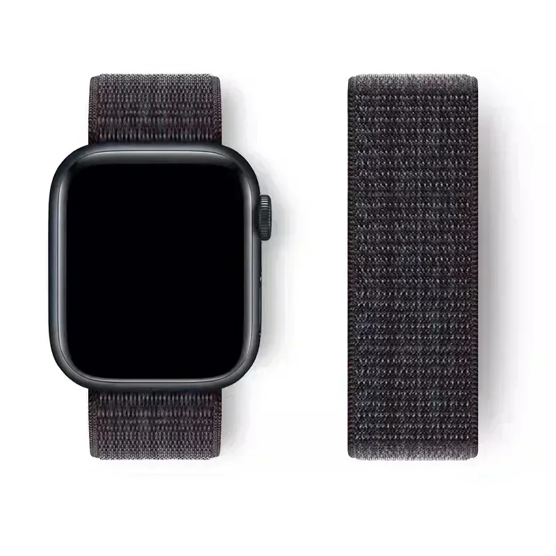 حزام رياضي من النايلون لساعة أبل 49 ملم لسوار ساعة نايك iWatch 9 8 7 6 5 se2 Ultra 2 45 ملم 44 ملم 41 ملم 42 ملم 38