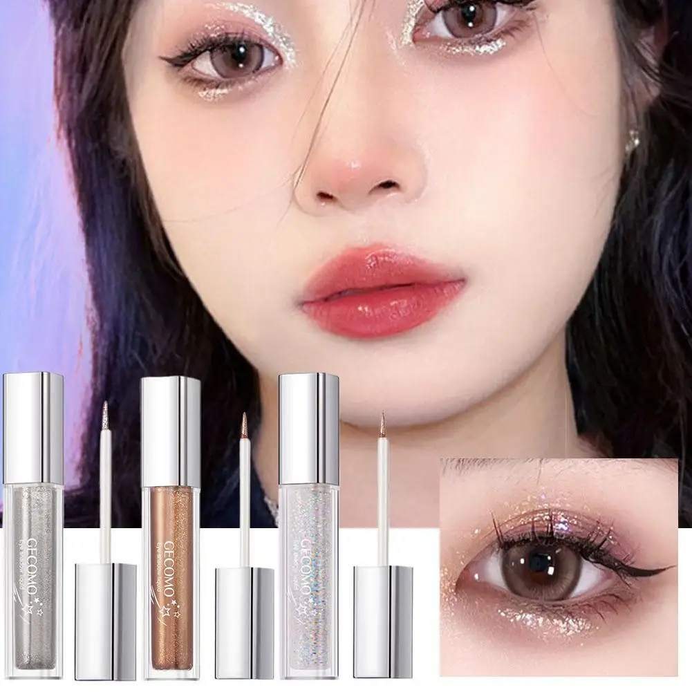 

Diamond Eye Shadow Nude Metal Shimmer Silver Glitter Single Liquid Eyeshadow Makeup Pigment Accessorices Beauty Cosmetics