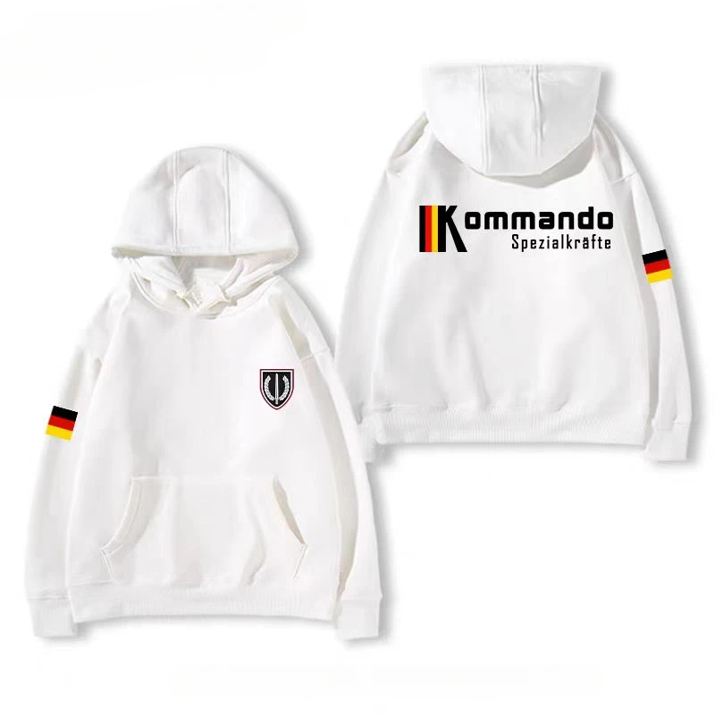 الجيش الألماني قيادة القوات الخاصة الألمانية KSK مقنعين البلوز y2k الرجال الخريف والشتاء ملابس فضفاضة غير رسمية #6