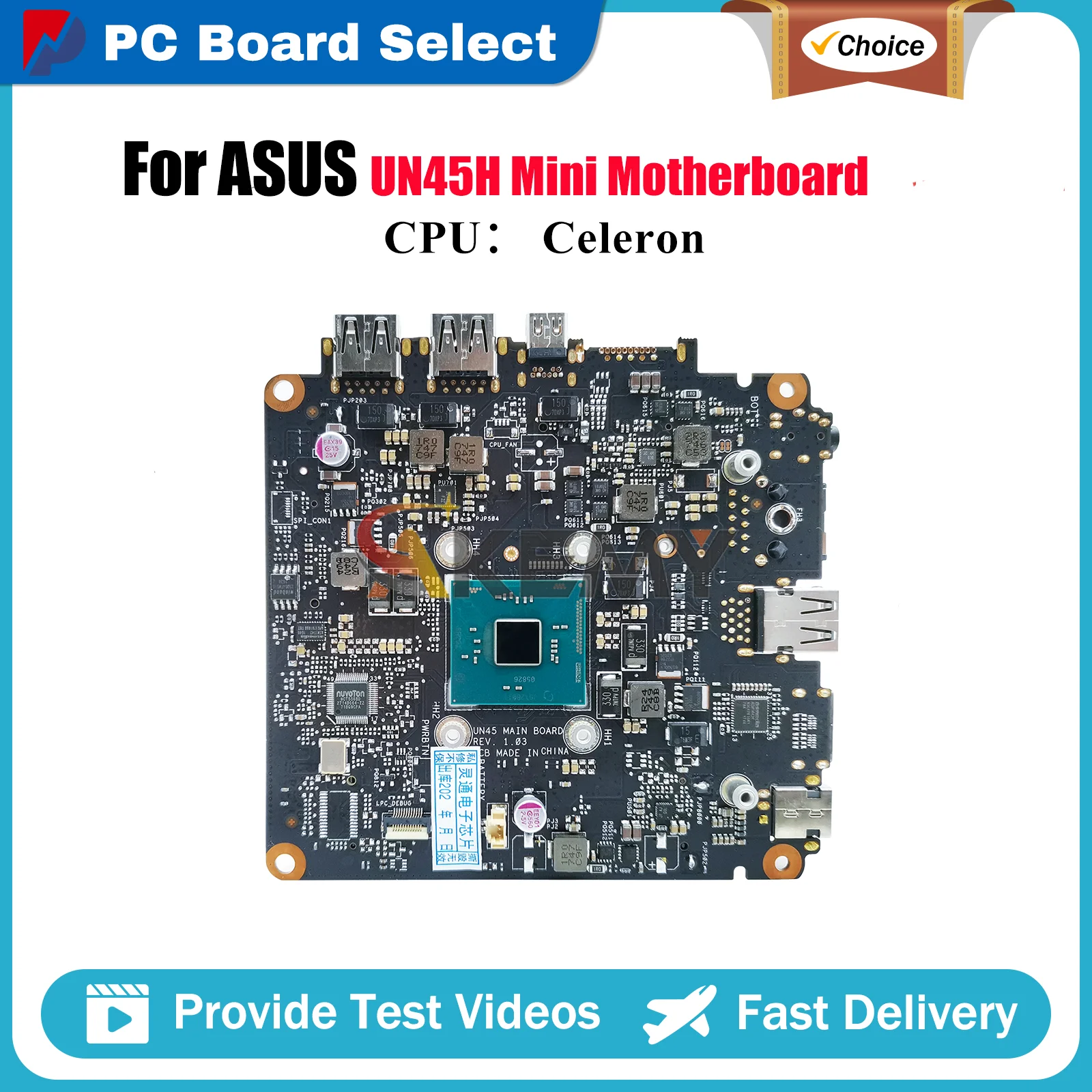 

UN45H Laptop Motherboard For ASUS ZenBook UX21A UX21A Notebook Mainboard With Celeron CPU 100% tests OK fast shipping stk
