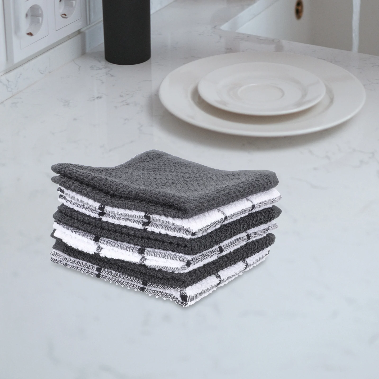 

8Pcs Cotton Cloths High Grade Microfiber Strong Cleaning Kitchen Household Glassware Home Supplies