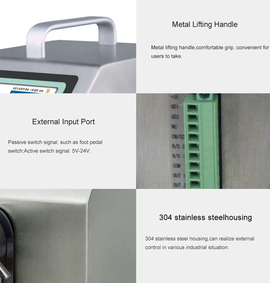 

Перзиаттический насос для дозирования и наполнения Перзистический насос F6-6L Поддержка полной линии наполнения для небольших флаконов