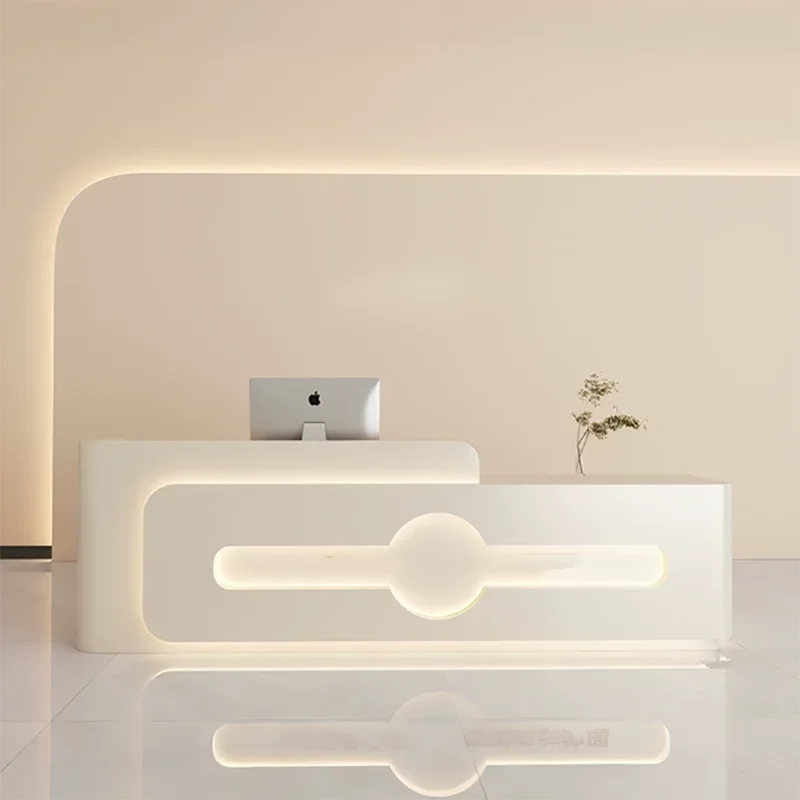 Luxury Nordic Bar Counter Storage Modern Classic Unique Reception Desk Senior Professional Toonbank Winkel Commercial Furniture