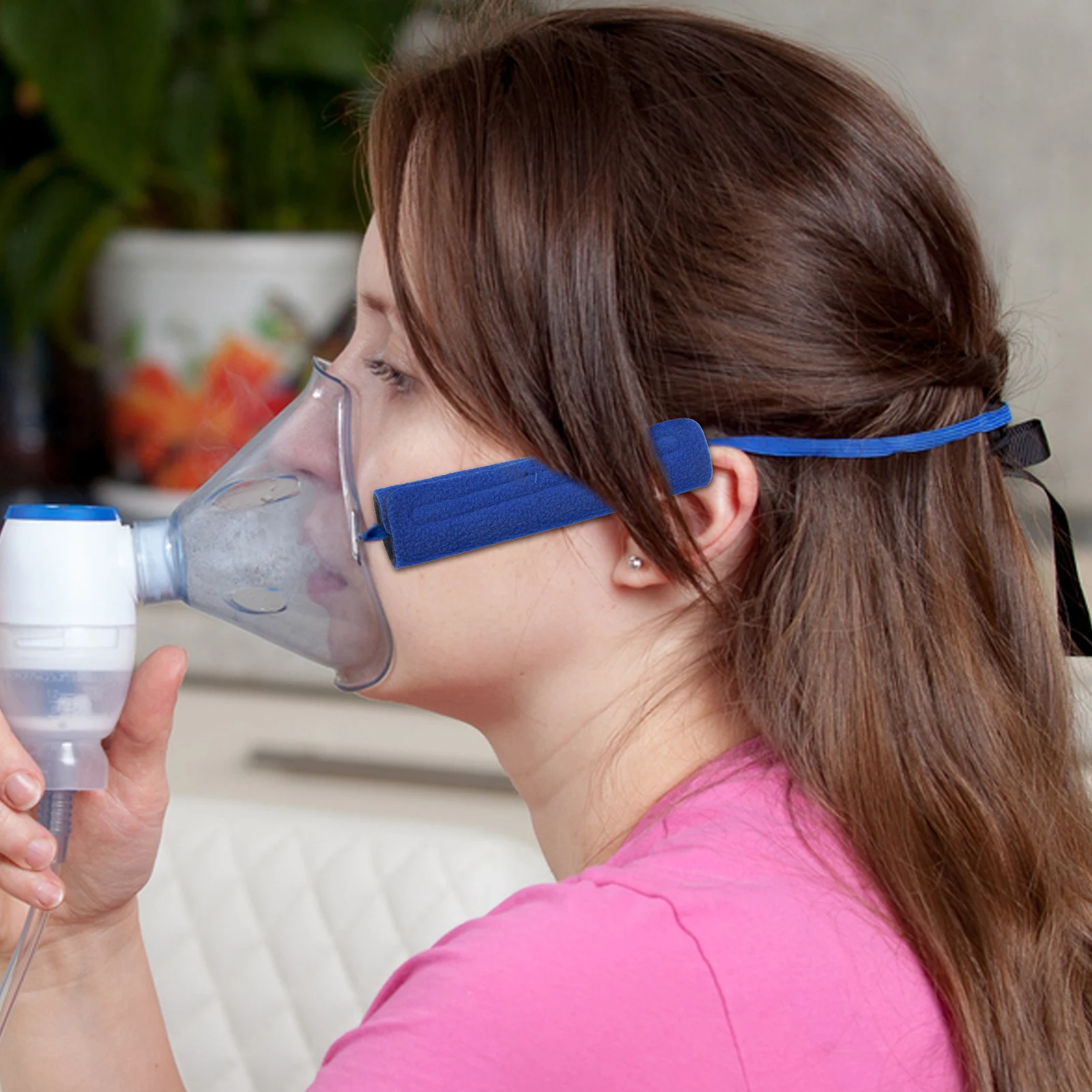 

2Pcs AntiIndentation Pad CPAP Soft Prevent Marks Antislip CPAP Mask Cushions Face Tube Mouth Breathing Prevention Nose Strip