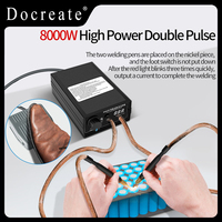 8000W Mini Spot Welder Kit DIY Automat 18650 Battery Pack Welding Portable Spot Welding Machine Pen For 0.15MM Nickel Strip