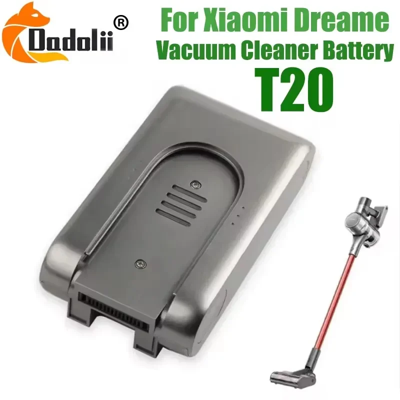 

For Xiaomi Dreame Vacuum Cleaner T20 Handheld Cordless Vacuum Cleaner Accessory Parts 25.2V 3000mAh Battery