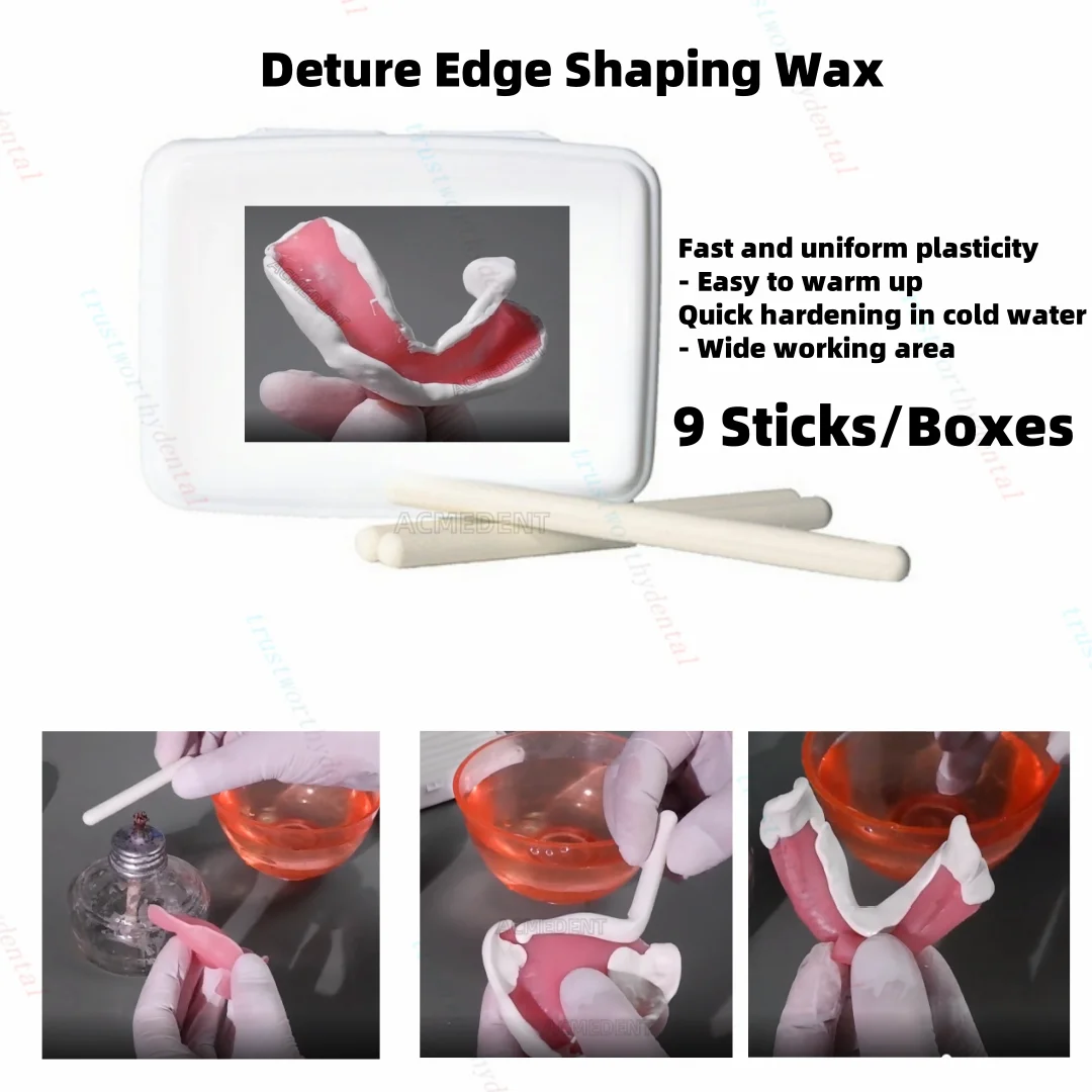 Dental Denture Edge Shaping Wax Functional Impression Trimming Efficient Edge Shaping Wax Quality Product Better Than GC for ISO