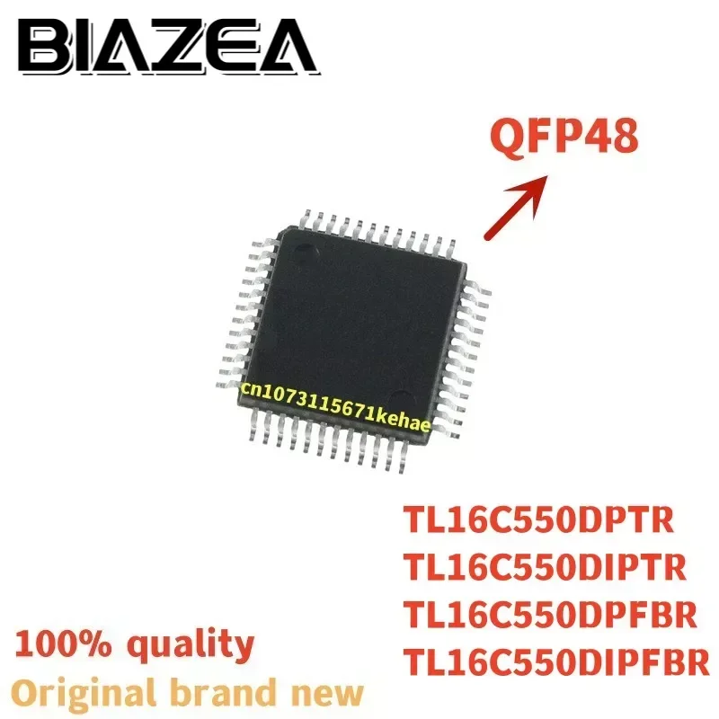 1piece TL16C550DPTR TL16C550DIPTR TL16C550DPFBR TL16C550DIPFBR QFP48 Chipset