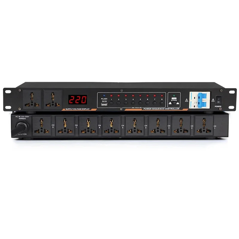 

EIF-DR338 Professional Power Supply Regulator With filter 10 Channels Engineer Power Supply Sequence Controller With LED Display