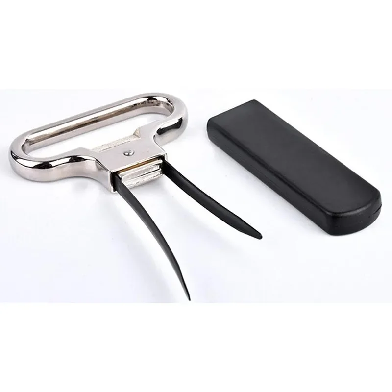 New Creative Two-prong Cork Puller Ah-so Wine Opener Professional Old Red Wine Opener