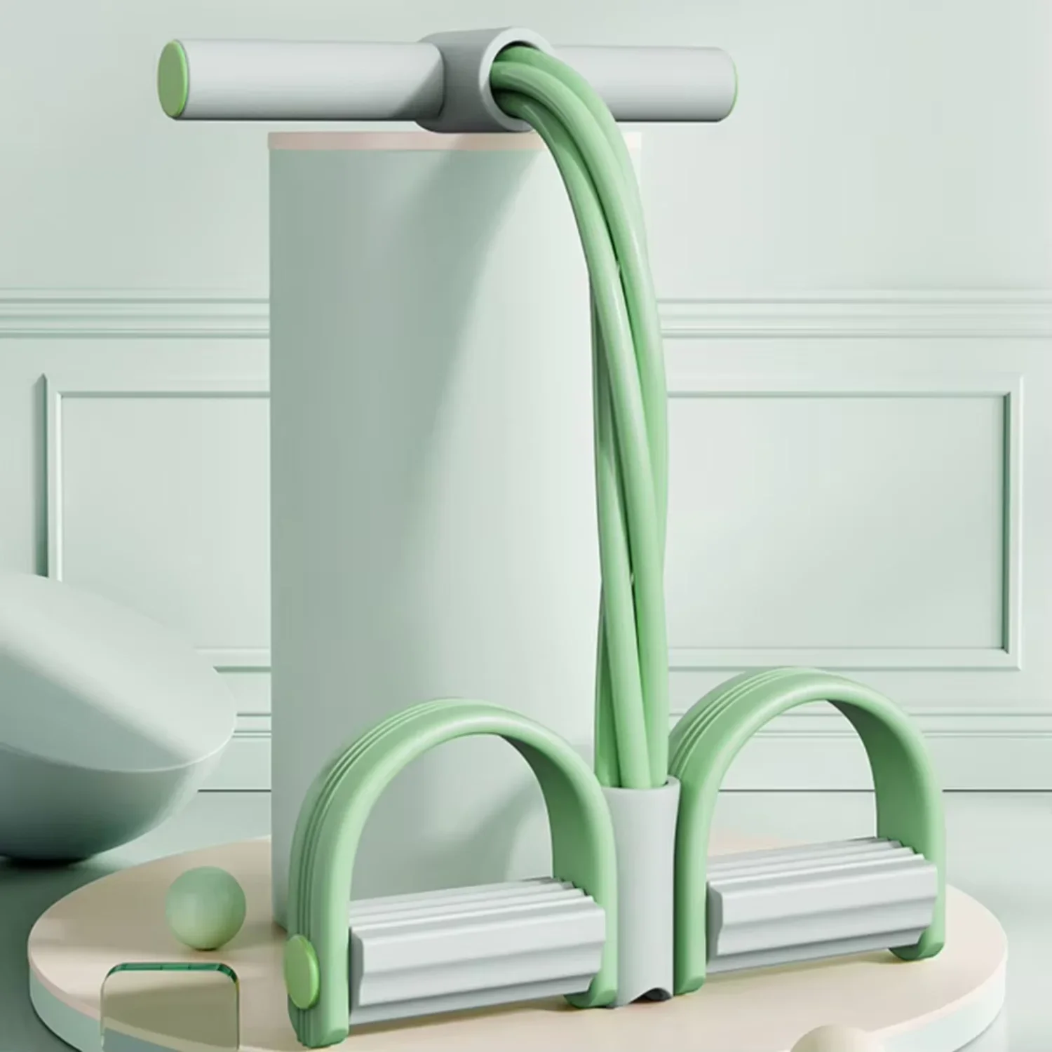 4 أنبوب اللياقة البدنية اللثة المقاومة العصابات اللاتكس دواسة التمارين الجلوس سحب حبل المتوسع أربطة مرنة معدات اليوغا بيلاتيس تجريب