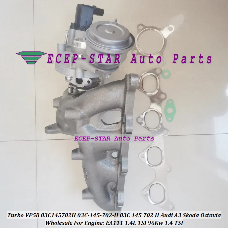 Turbo VP58 03C145702H For VW LAVIDA NEW Passat Santana Polo Touran Magotan Bora Jetta Sigtar A3 Octavia 1.4L EA111 1.4T 96KW