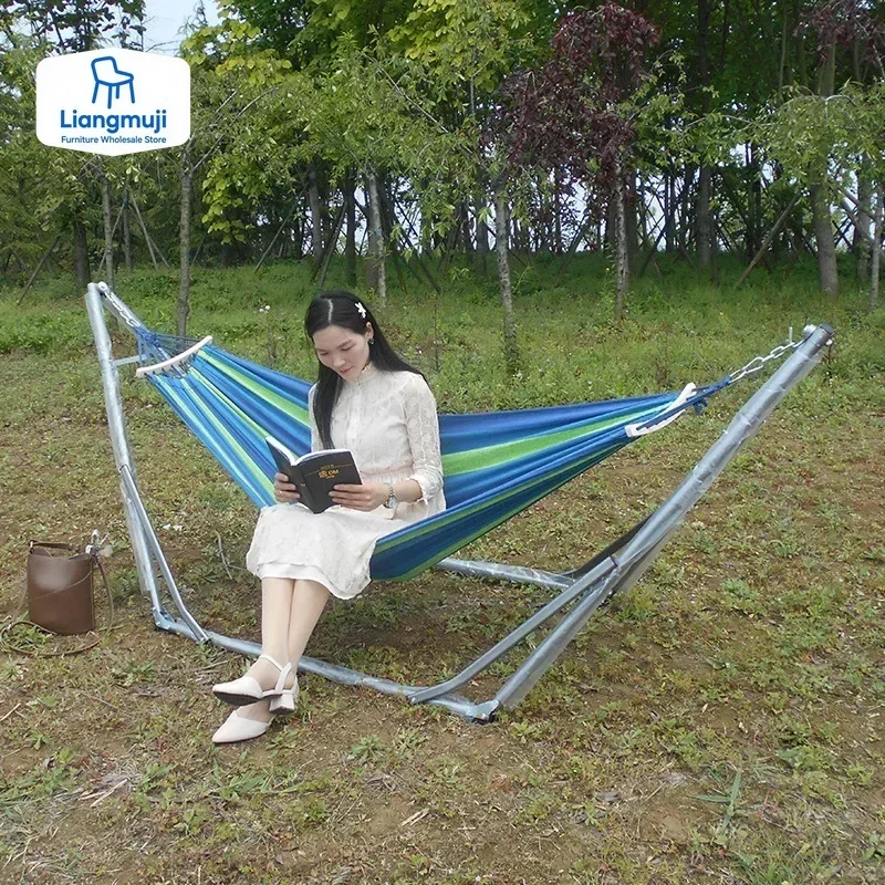 

Складной кронштейн-гамак, стул, садовые сетки для отдыха для пары, кемпинга, съемные гамаки, туристическая подставка для гамака, уличная мебель