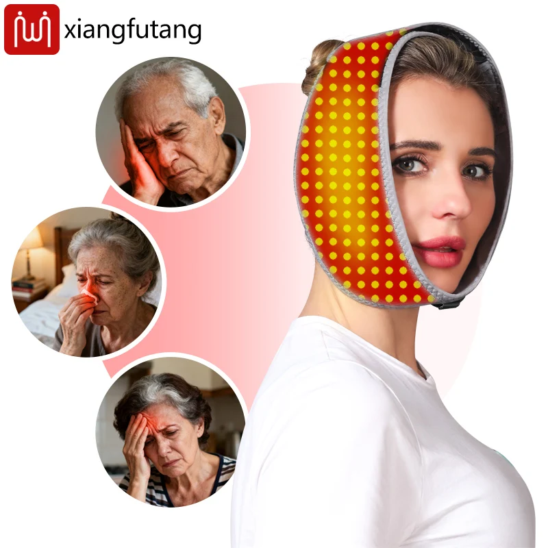 Red Light Heating Jaw Massager Relieves Wisdom Tooth Pain Facial Pain Protects Temporomandibular Joint Provides Warmth Relax