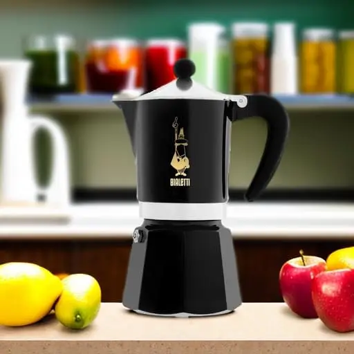 Caffe Mercanti Black Oro 6 tazze in edizione limitata - Moka da piano cottura italiano